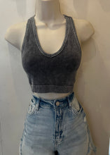 Load image into Gallery viewer, Razorback Ribbed Cropped Tank
