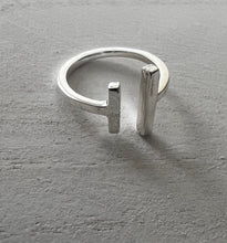 Load image into Gallery viewer, Sterling Silver Adjustable Bar Ring
