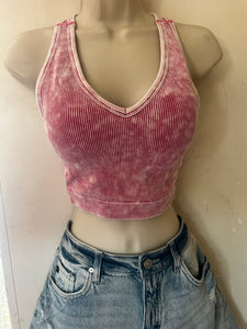 Razorback Ribbed Cropped Tank