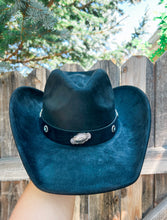Load image into Gallery viewer, Western Disc Ribbon Strap Cowboy Hat
