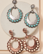 Load image into Gallery viewer, Western Style Natural Stones Earrings
