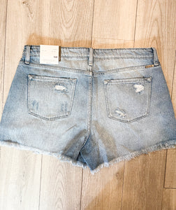 Curvy high rise mom shorts